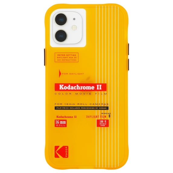 Kodak Case-Mate Hardshell Case for iPhone 12 Mini (5G) - Vintage Yellow