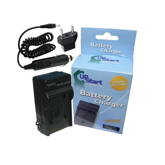 Kodak EasyShare DX6490 Charger with Car Plug & EU Adapter - Replacement for Kodak KLIC-5000 Digital Camera Chargers (100-240V)