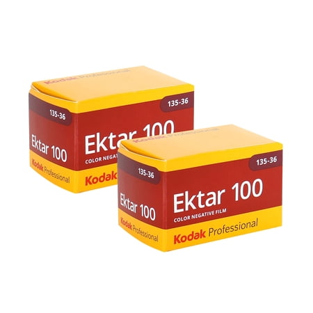 2x Kodak Professional Ektar 100 Color Negative Film (35mm Roll Film, 36 Exposures)