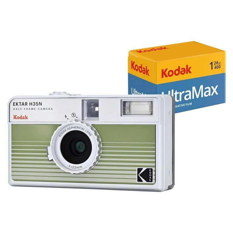 Kodak Ektar H35N 35mm Half Frame Film Camera Bundle with