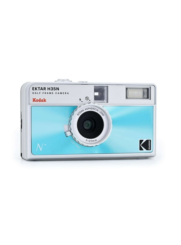 Kodak Ektar H35N Half-Frame 35mm Film Camera Color: Glazed Blue