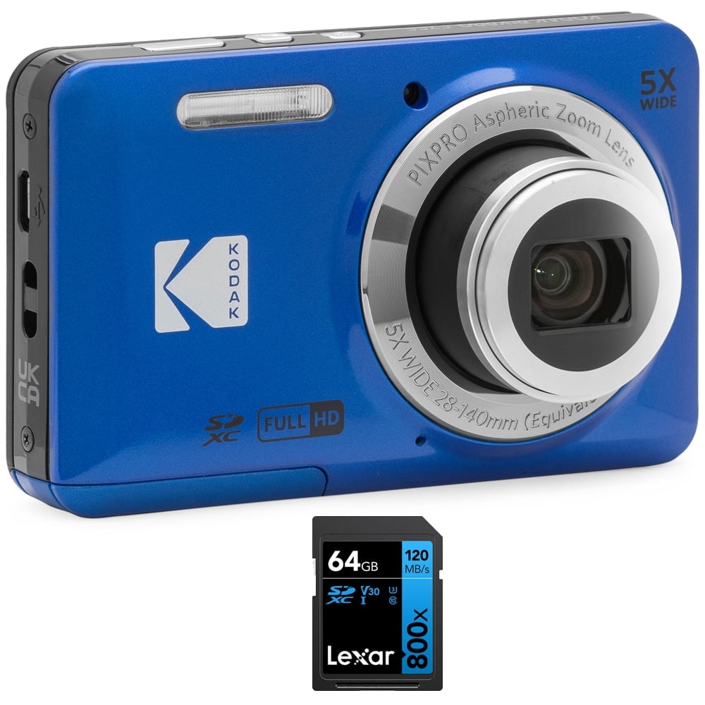 Kodak PIXPRO FZ55BL PHOTO POINT & SHOOT Digital Camera Bundle