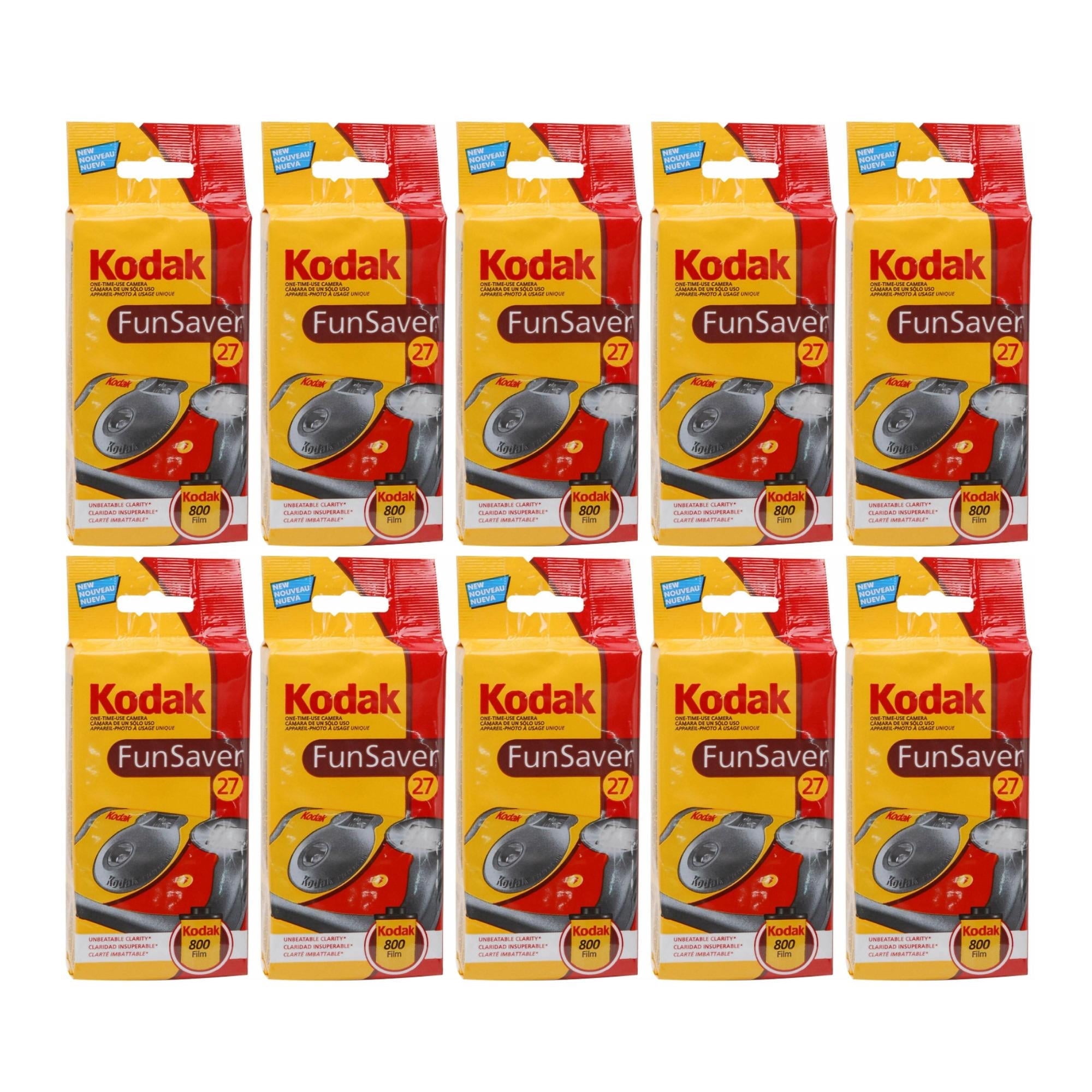 Kodak Fun Saver Single Use Camera (10-Pack) - Walmart.com