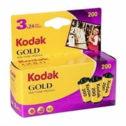 Kodak Gold 200 ISO 35mm 24 Exposures 3-Pack Film (72 Exposures Total)