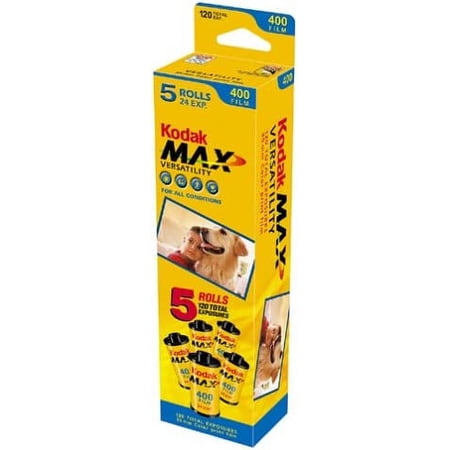 Kodak Gold Ultramax 400 Color Negative Film ISO 400, 35mm, 24 Exposures (5 Roll Pack) 195 4841