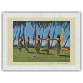 thumbnail image 1 of Kodak Hula Show - Waikiki Hawaii - Vintage Hawaiian Hula Dancers c.1950s - Japanese Unryu Rice Paper Art Print (Unframed) 12 x 16 in, 1 of 4