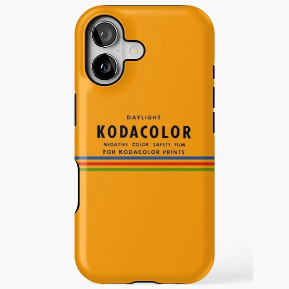 Kodak Kodacolor Retro Photography Inspired Vintage Phone Case for 17/15/14/13/12/11 Pro Max