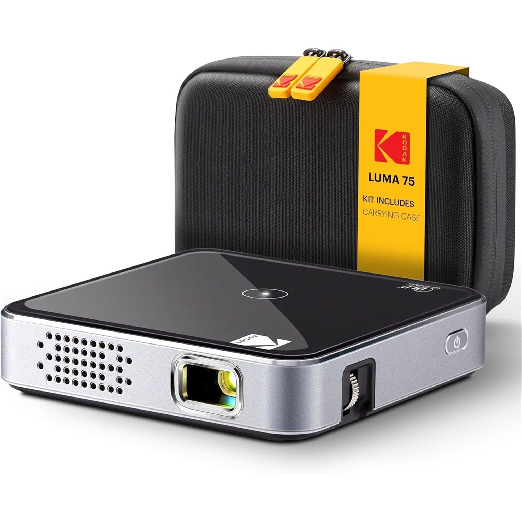 Kodak Luma 75 Ultra Mini Projector, Portable Pico Projector with Carrying Case (Black)