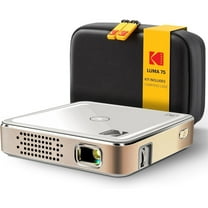 Kodak Luma 75 Ultra Mini Projector, Portable Pico Projector with Carrying Case (White)