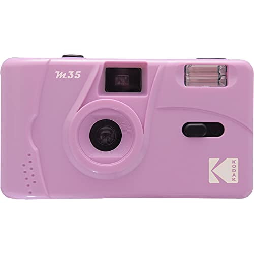 Kodak M35 35mm Film Camera (Purple) Focus Free, Reusable, Built in