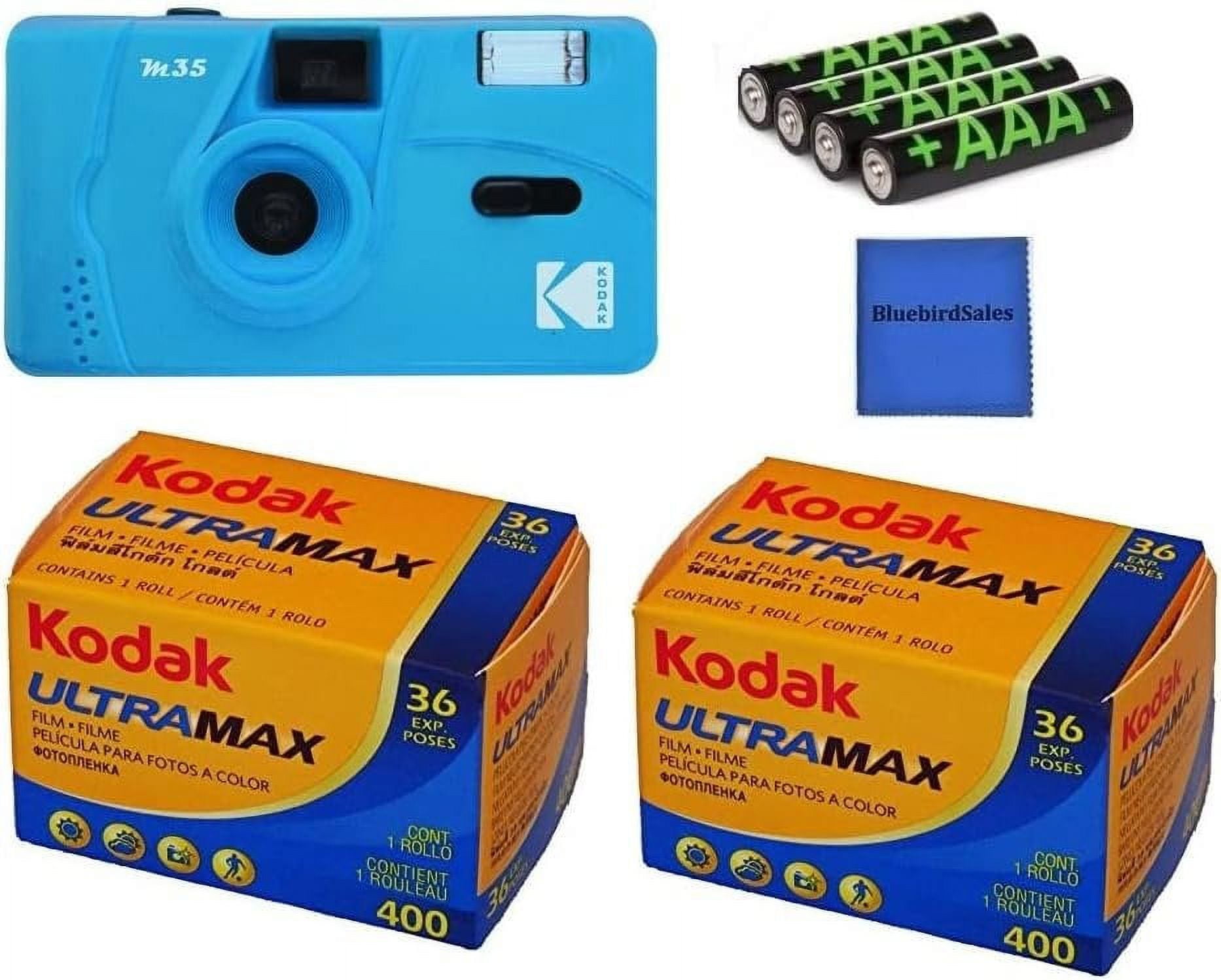 Kodak M35 Instant Camera Starter Bundle 2 Kodak GC36 Film + 4 Pack AAA