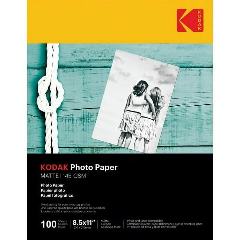 Photo Paper, 7.2 mil, 8.5 x 11, Matte White, 100/Pack Photo Paper, 7.2 mil, 8.5 x 11, Matte White, 100/Pack