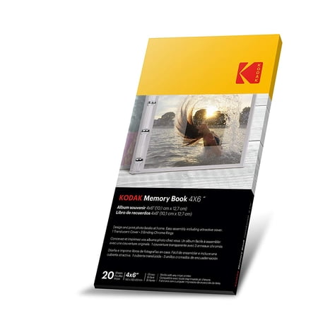 Kodak Memory Book 4x6'' Anthracite inkjet printer craft 1 piece