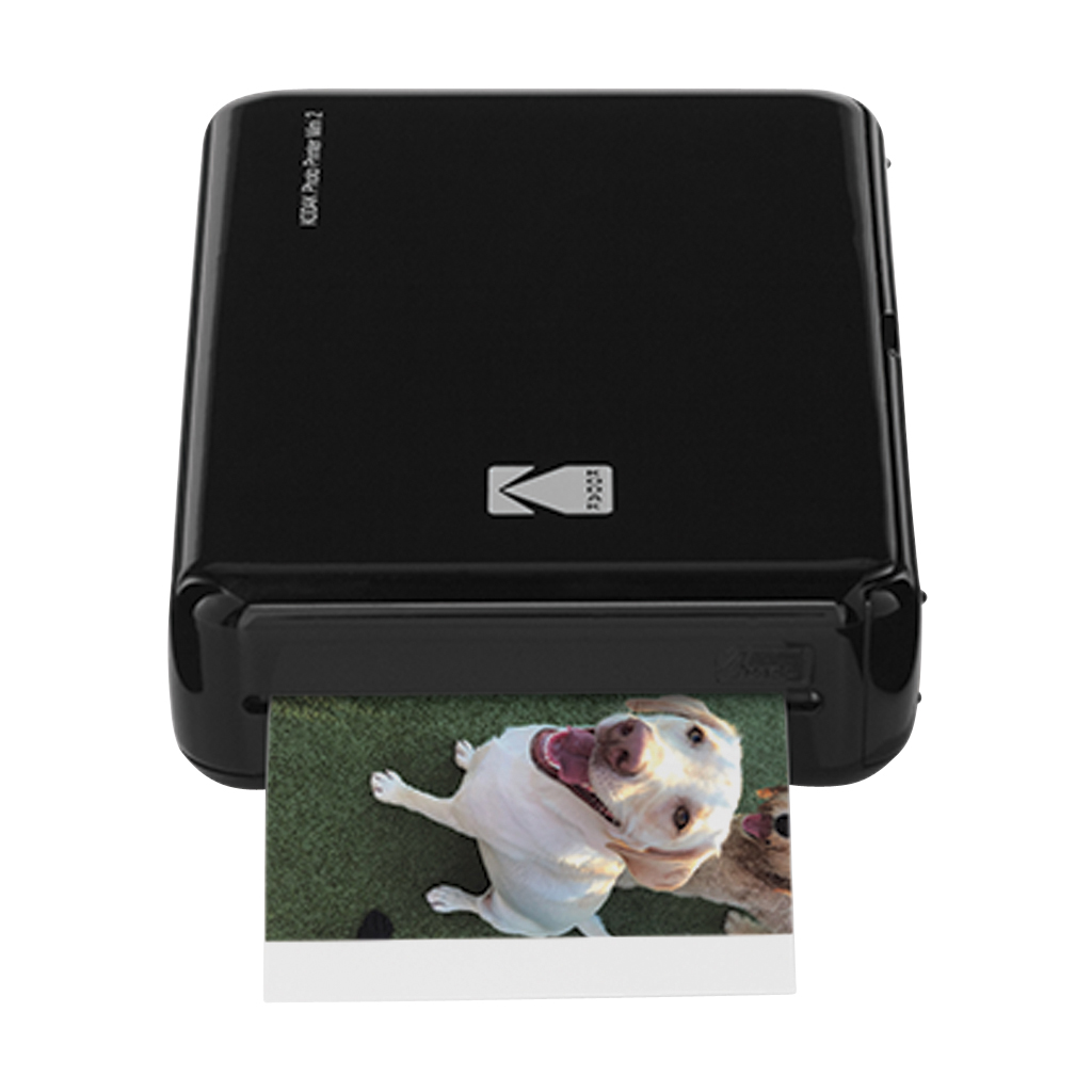 Kodak Mini 2 HD Wireless Mobile Instant Photo Printer w/4PASS Patented Printing Technology (Black) – Compatible w/iOS & Android Devices - Real Ink In An Instant - image 1 of 9