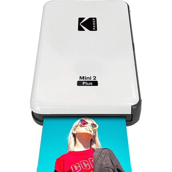 Kodak Mini 3 Portable Wireless HD Photo Printers, with 4PASS Technology, White