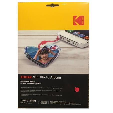 Kodak Mini Photo Album Heart 2x2.7 50 x 68mm 1 Piece