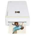 thumbnail image 1 of Kodak Mini Portable Mobile Instant Photo Printer - Wi-Fi & NFC Compatible - Wirelessly Prints 2.1 x 3.4" Images, Advanced DyeSub Printing Technology (White) Compatible with Android & iOS, 1 of 8