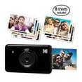 thumbnail image 1 of Kodak Mini Shot Instant Film Camera and Photo Printer, Includes 8 Prints Wirelessly Print from your Mobile Device, Full Color 4-Pass Printing, LCD Viewfinder Compatible w/ iOS & Android (Black), 1 of 4