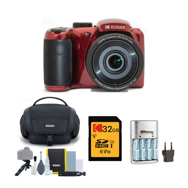 Kodak PIXPRO AZ255 Digital Camera, 16MP CMOS Sensor, 25x Optical