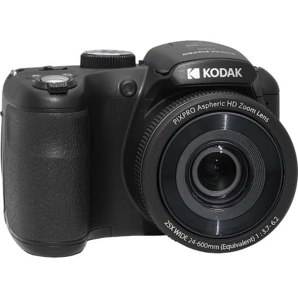 KODAK PIXPRO AZ255-BK 16MP Digital Camera 25X Optical Zoom 24mm Wide Angle  Lens Optical Image Stabilization 1080P Full HD Video 3 LCD Vlogging Camera