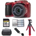 thumbnail image 1 of Kodak PIXPRO AZ255 Digital Camera (Red) + Extra Battery +Tripod + Case -32GB Kit, 1 of 7