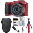 thumbnail image 1 of Kodak PIXPRO AZ255 Digital Camera (Red) + Tripod + Case - 64GB Kit, 1 of 6