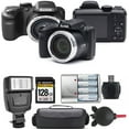 thumbnail image 1 of Kodak PIXPRO AZ401 Digital Camera (Black) + Extra Battery + Flash - 128GB Kit, 1 of 6