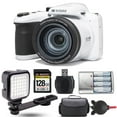 thumbnail image 1 of Kodak PIXPRO AZ405 Digital Camera (White) + Extra Battery + LED - 128GB Kit (International Version), 1 of 7