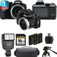 thumbnail image 1 of Kodak PIXPRO AZ421 Digital Camera (Black) + Extra Battery + Flash+ 1 Yr Warranty (International Version), 1 of 7