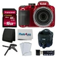 thumbnail image 1 of Kodak PIXPRO AZ421 Digital Camera (Red) Bundle + 16GB Memory SD Card + Case, 1 of 4