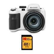Kodak PIXPRO AZ425 Astro Zoom Camera White with 32GB Card