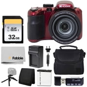 Kodak PIXPRO AZ425 Digital Camera (Red) + Accessories