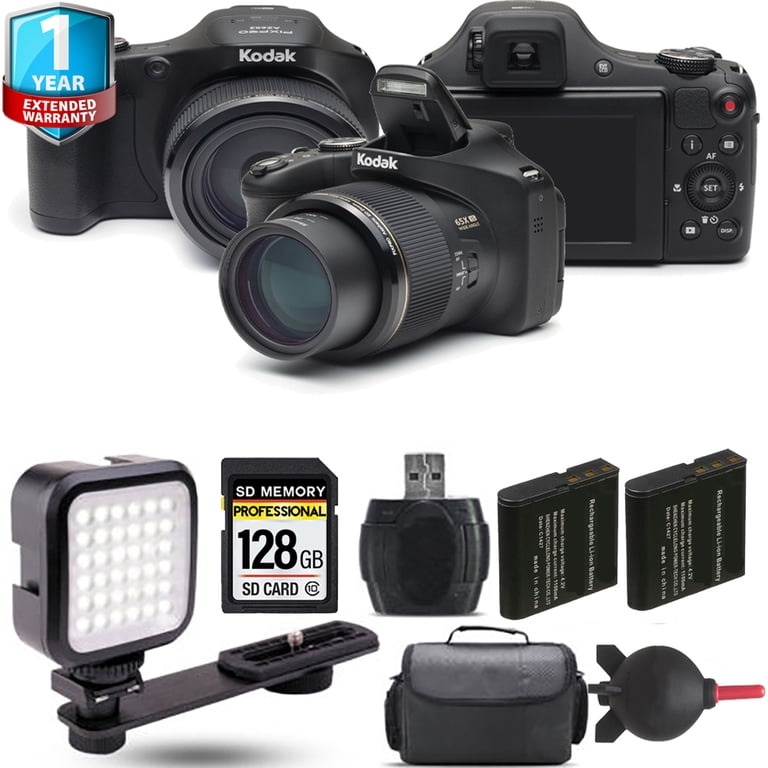 Kodak PIXPRO AZ652 Digital Camera + Extra Battery + 1 Yr Warranty