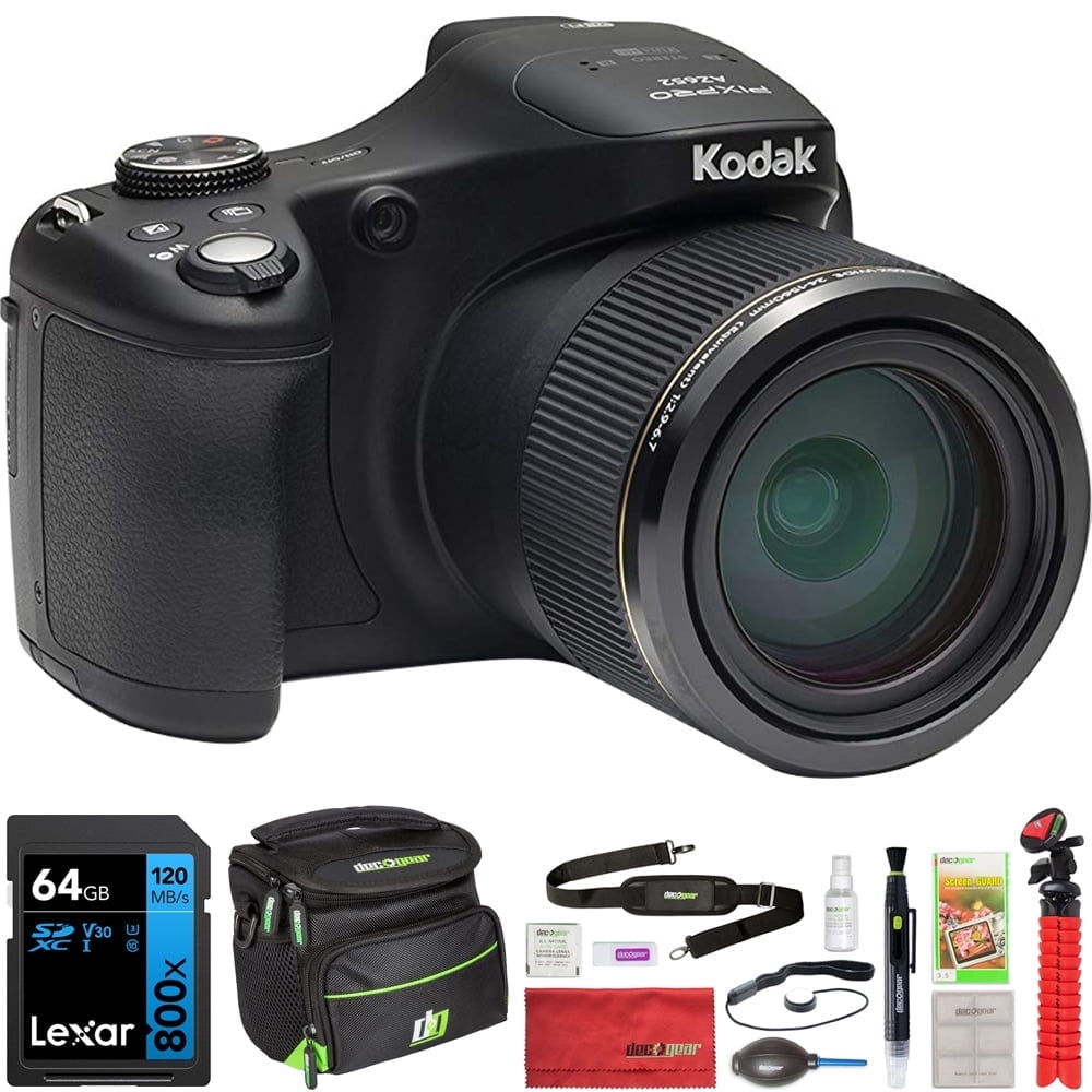 Kodak PIXPRO Astro Zoom AZ652-BK 20MP Digital Camera, 64GB Kodak PIXPRO Astro Zoom AZ652-BK 20MP Digital Camera, 64GB