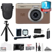 Kodak PIXPRO C1 Compact Digital Camera Brown +32GB + Tripod+-ULTIMATE Kit