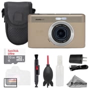 Kodak PIXPRO C1 Compact Digital Camera Tan + 32GB + Bag+ Screen Protector- Basic Kit