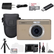 Kodak PIXPRO C1 Compact Digital Camera Tan + 32GB + Tripod + Cleaning Kit- Value Kit