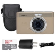 Kodak PIXPRO C1 Compact Digital Camera Tan + 32GB Memomory Card + Case