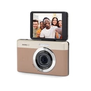 Kodak PIXPRO C1 Digital Camera with 180 Degree Flip Screen - 4X Optical Zoom - 13MP Sensor - Compact Point and Shoot Camera - 1080P Full HD Video for Travel and Vlogging Brown Color