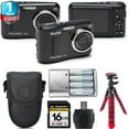 thumbnail image 1 of Kodak PIXPRO FZ43 Digital Camera (Black) + Extra Battery +1 Yr Warranty + Case -16GB, 1 of 8
