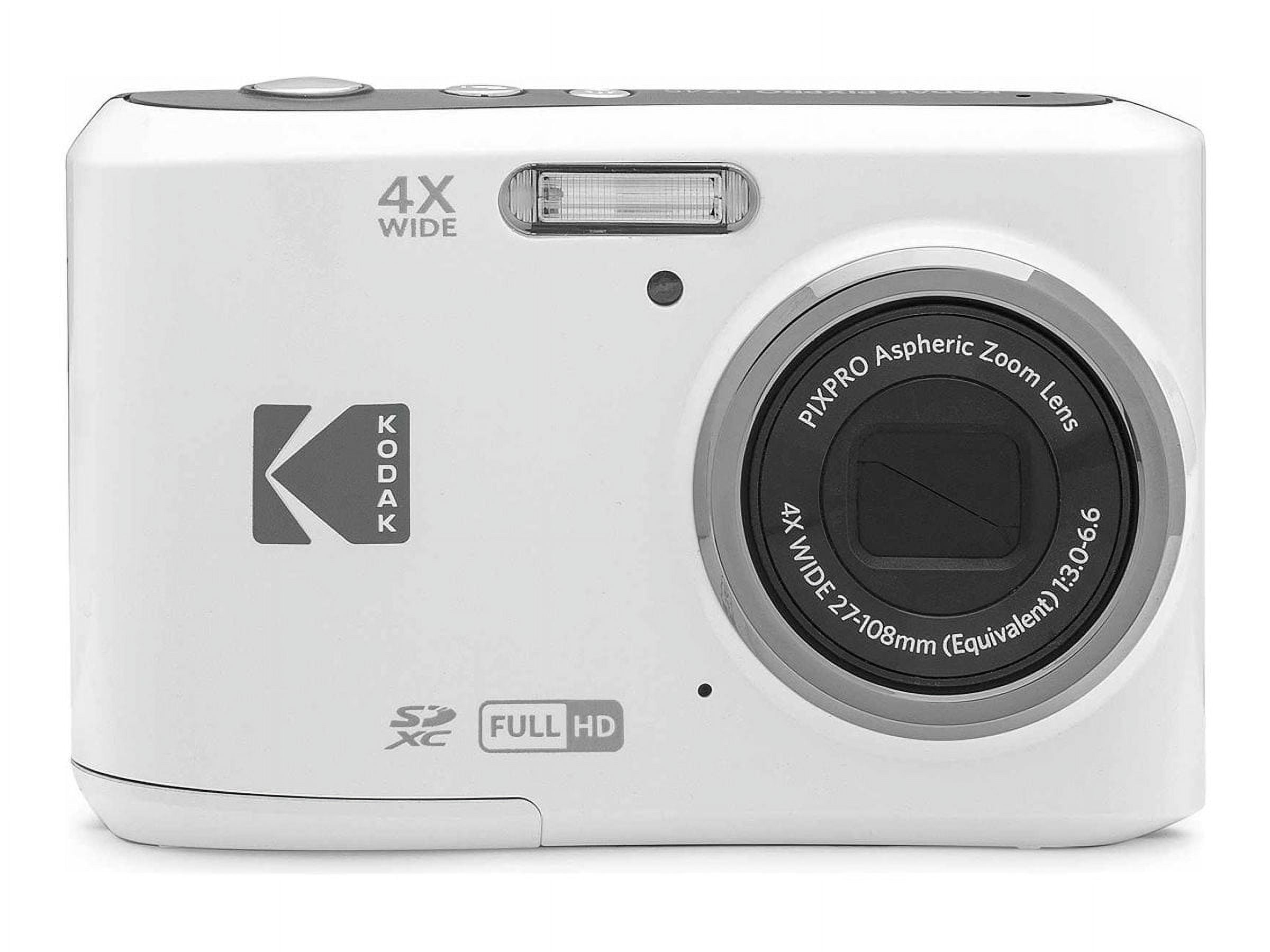 Kodak PIXPRO FZ45 16.4 Megapixel Compact Camera, White 