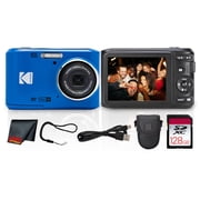 Kodak PIXPRO FZ45 16MP Digital Camera | 4x Optical Zoom, 2.7" LCD, Full HD Video, Blue FZ45BE