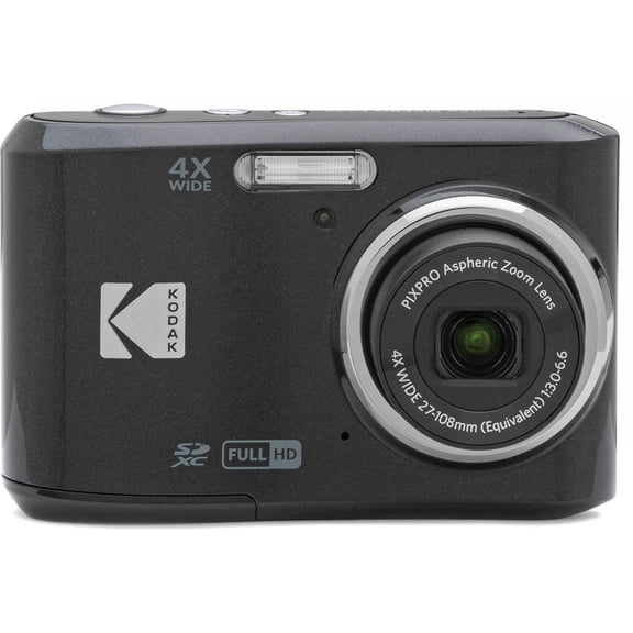 Kodak PIXPRO FZ45 Friendly Zoom 16MP Full HD Digital Camera, Black
