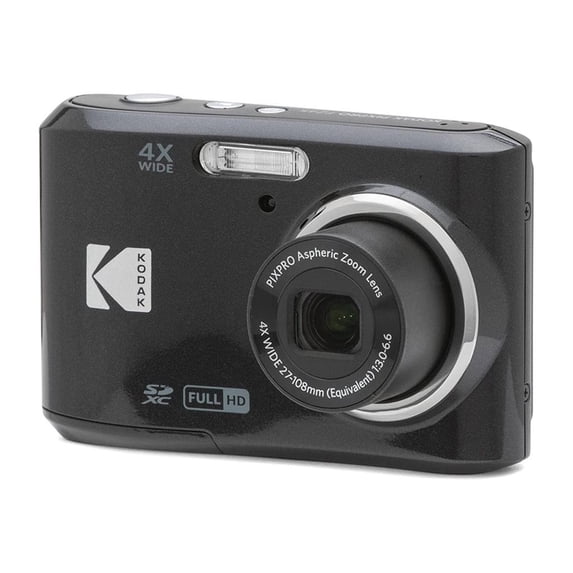 KODAK PIXPRO Friendly Zoom FZ45-BK - Digital camera - compact - 16.0 MP - 1080p / 30 fps - 4x optical zoom - (Black)