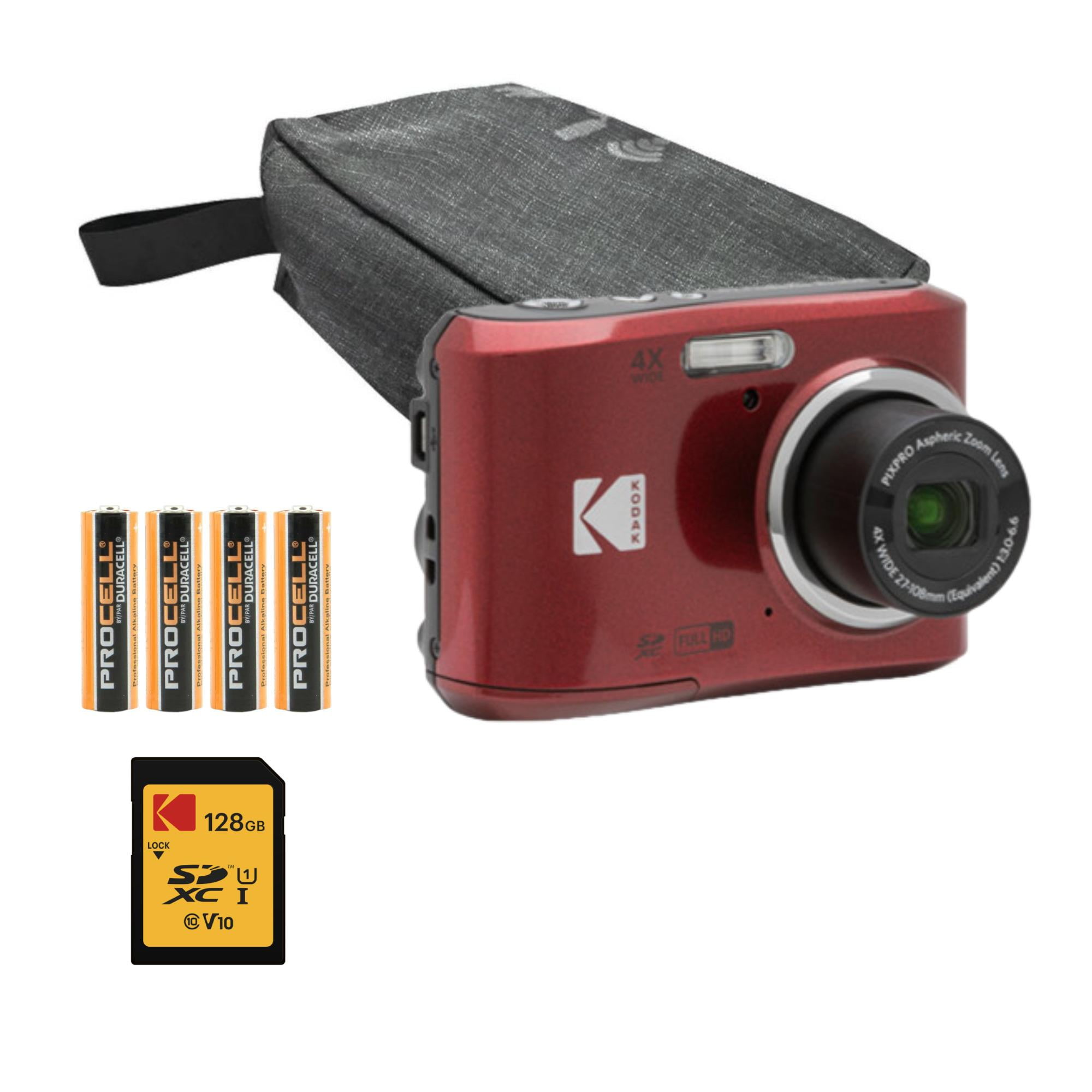KODAK PIXPRO FZ45 レッド Kodak PIXPRO FZ45 Friendly Zoom Digital Camera (Red) Bundle with