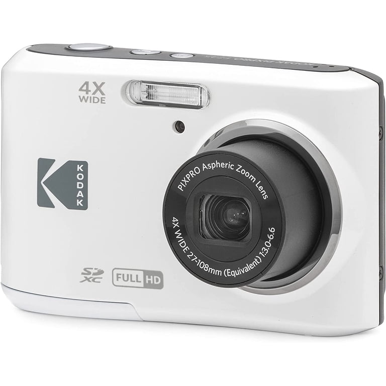 KODAK PIXPRO FZ45 Friendly Zoom Digital Camera - White, 16MP