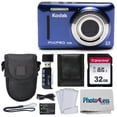 thumbnail image 1 of Kodak PIXPRO FZ53 Digital Camera (Blue) Kit + Point & Shoot Case + 32GB SD Card, 1 of 3