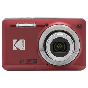 Kodak PIXPRO Friendly Zoom FZ55 - Digital camera - compact - 16.35 MP - 1080p / 30 fps - 5x optical zoom 63 MB - red