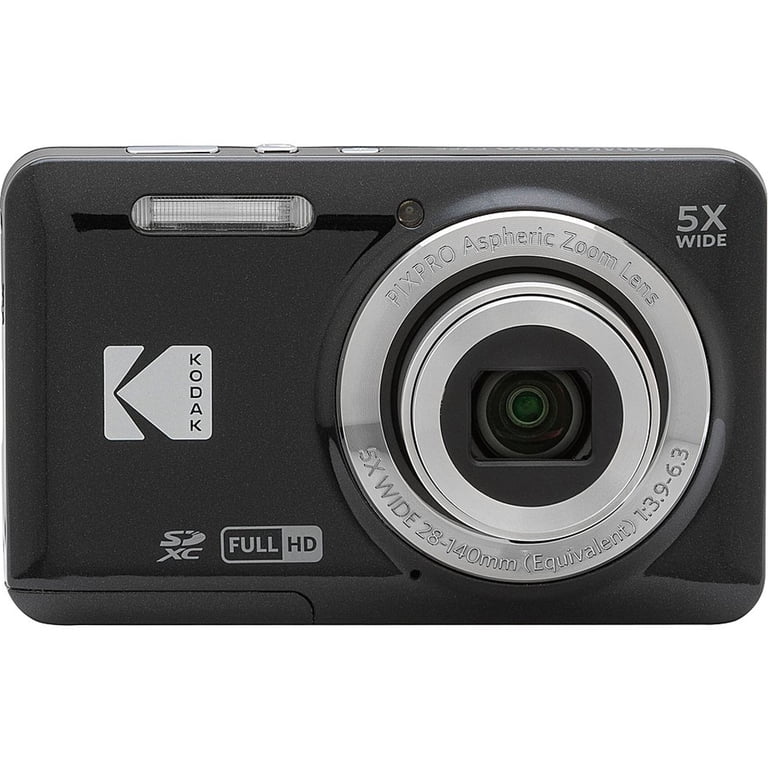 Open Box Kodak PIXPRO FZ55-BK 16MP Digital Camera 5X Optical Zoom