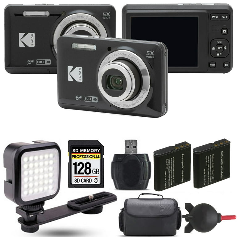 Kodak PIXPRO FZ55 Digital Camera Bundle: Black, Extra Kodak PIXPRO FZ55 Digital Camera Bundle: Black, Extra